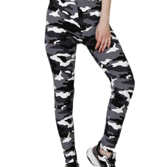 Sports Leggings Printed Leggings Camouflage Leggings Walmart White